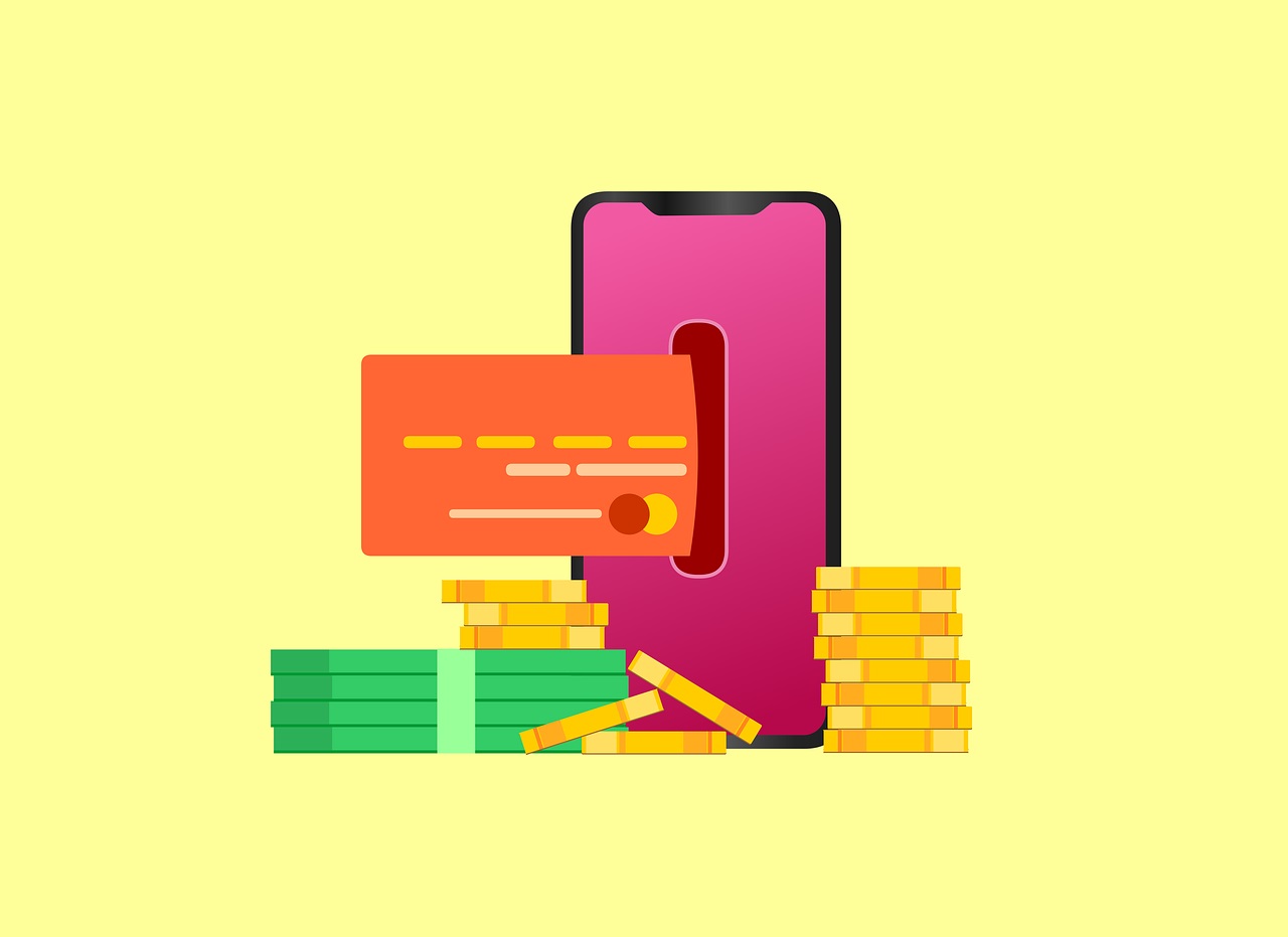 Кредитка и смартфон